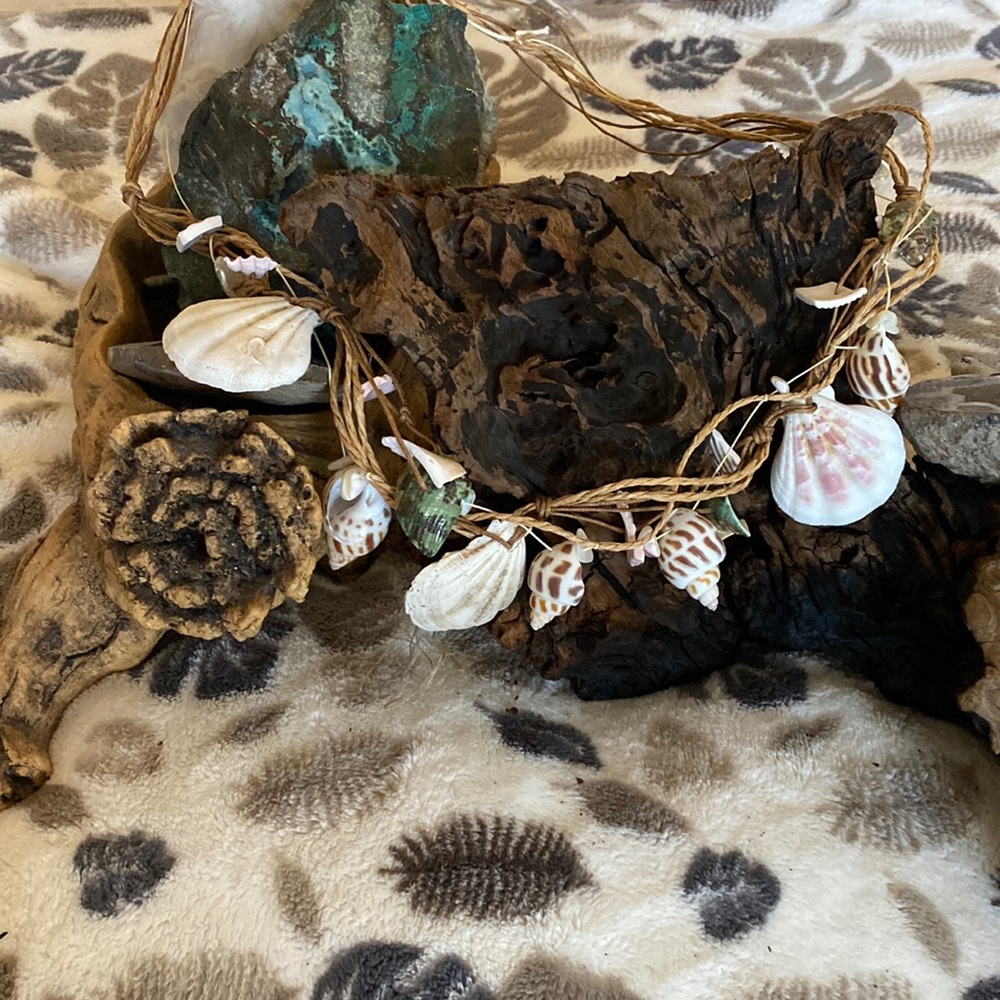 Shell necklace.